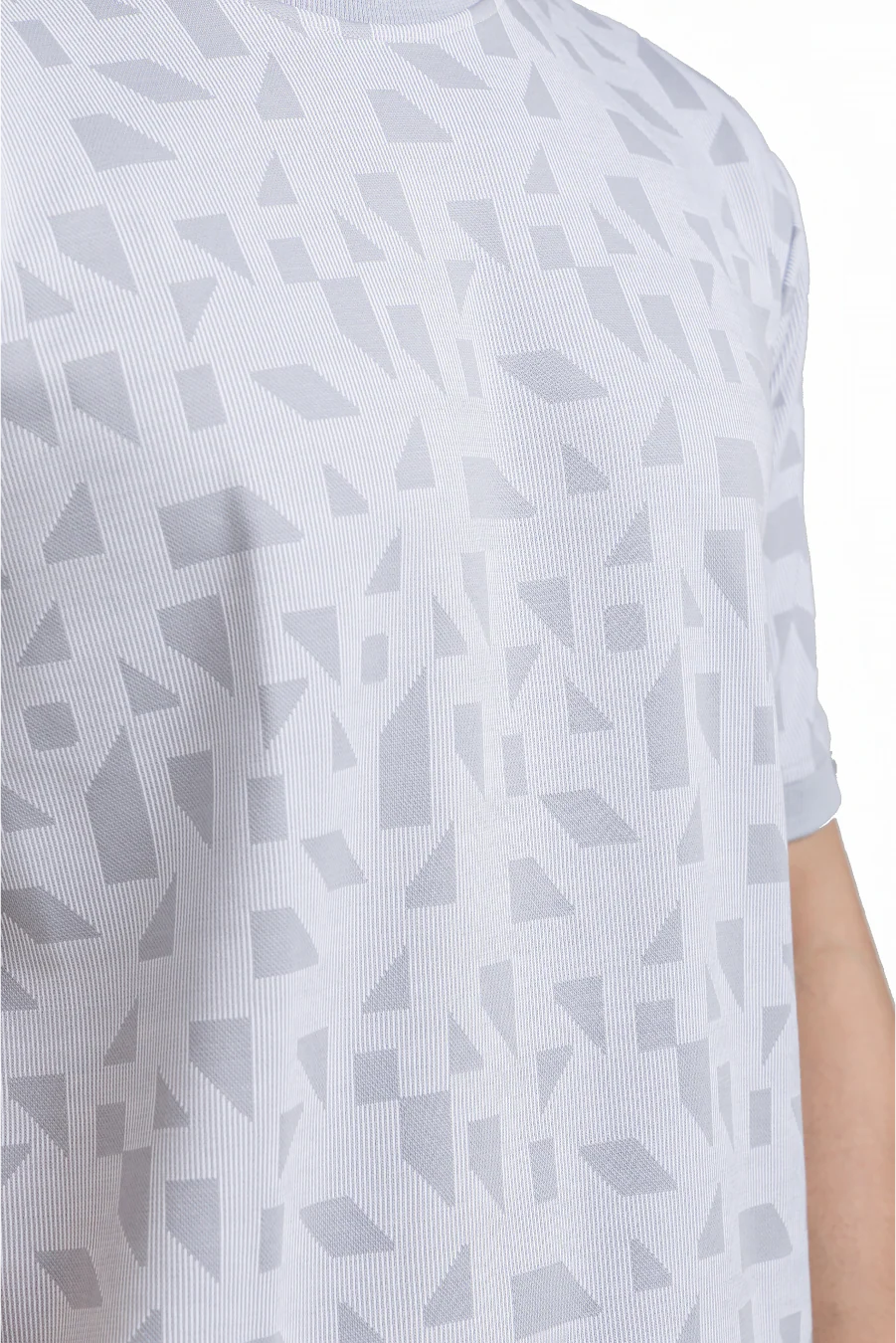 Blisswear Grey Half Tee with Straight Pants Co-Ord Set - Image 2