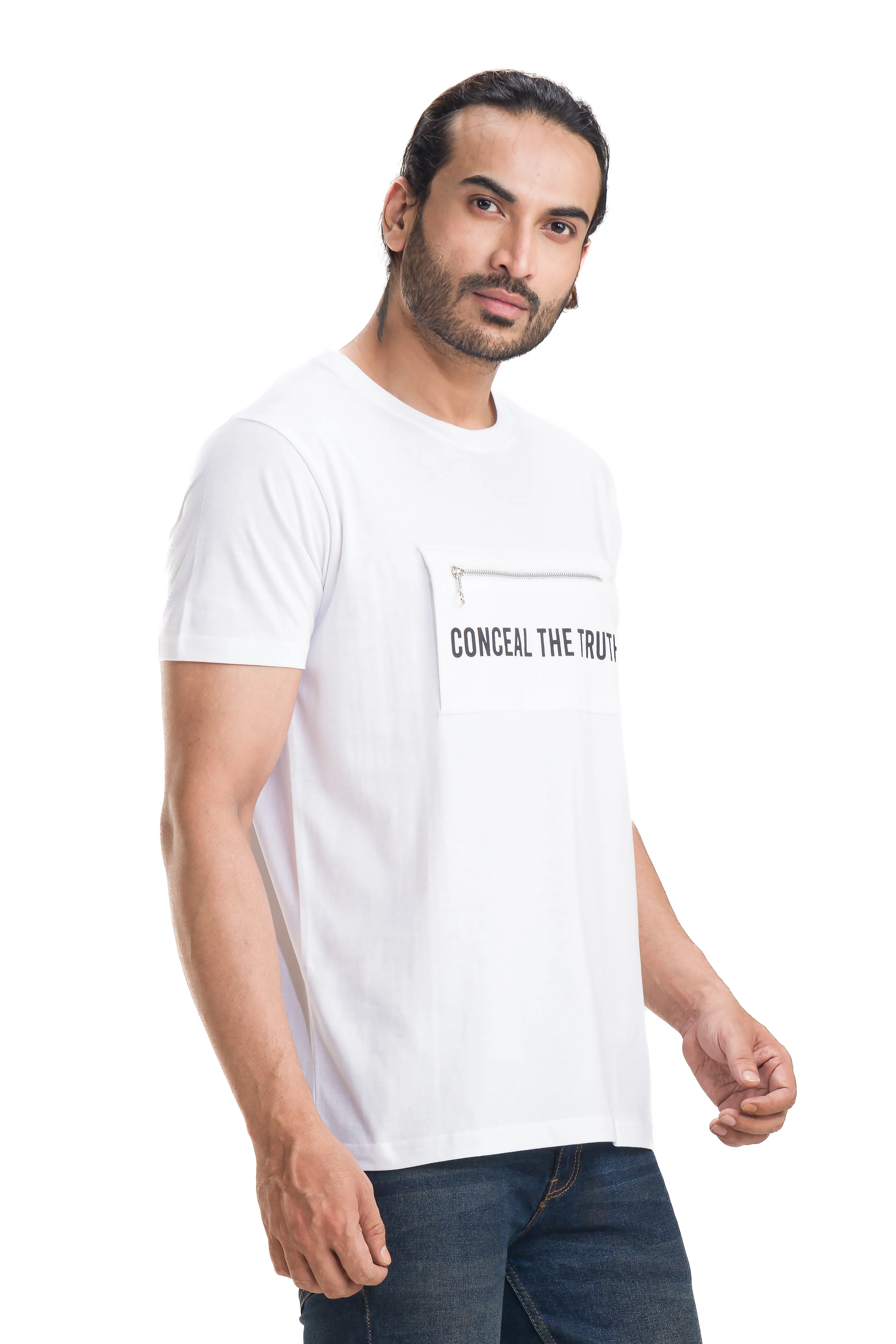 Conceal White Men's Standard Printed T-Shirt - Image 8