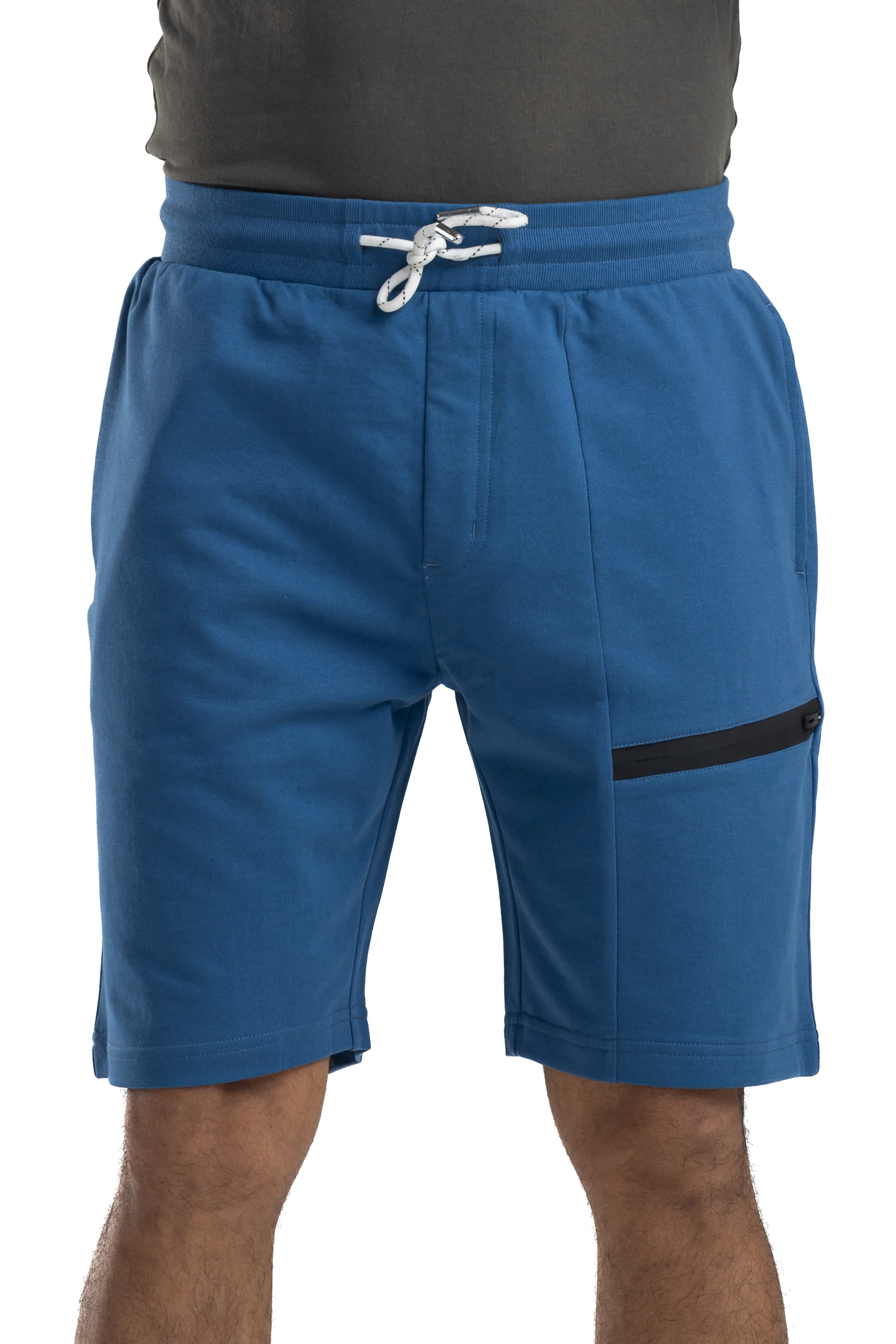 Serene Vallarta Blue Men's Cotton Shorts - Image 4