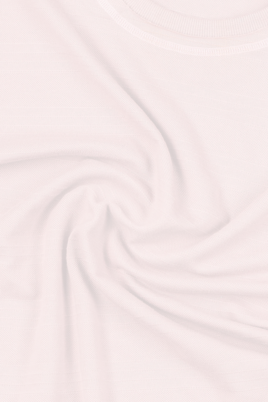Evoque Textured Full-Sleeve Peach T-Shirt – Raw Edge in Structured Fabric - Image 2