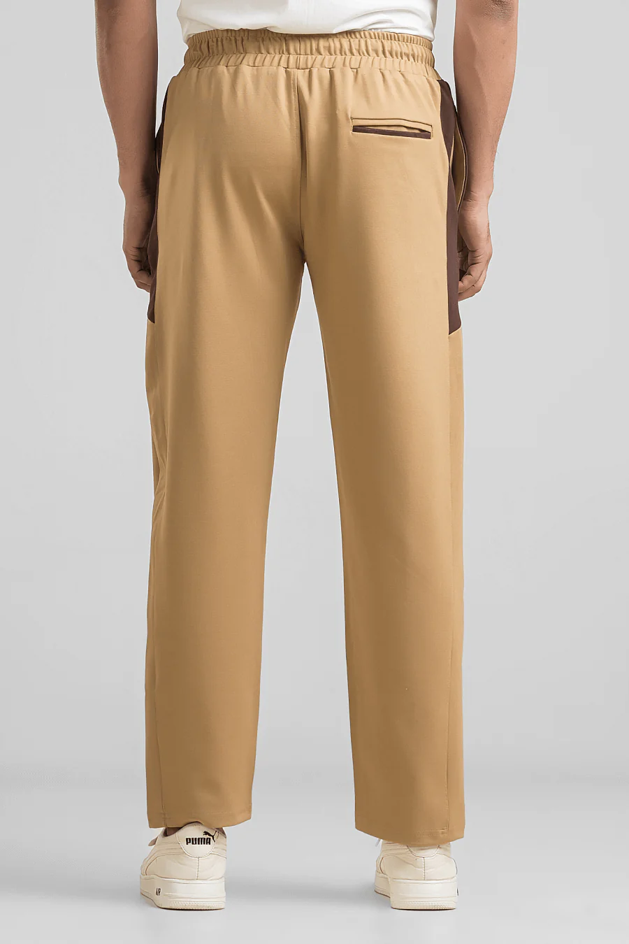 Exalt Khaki Full-Length Heavyweight Joggers - Image 3