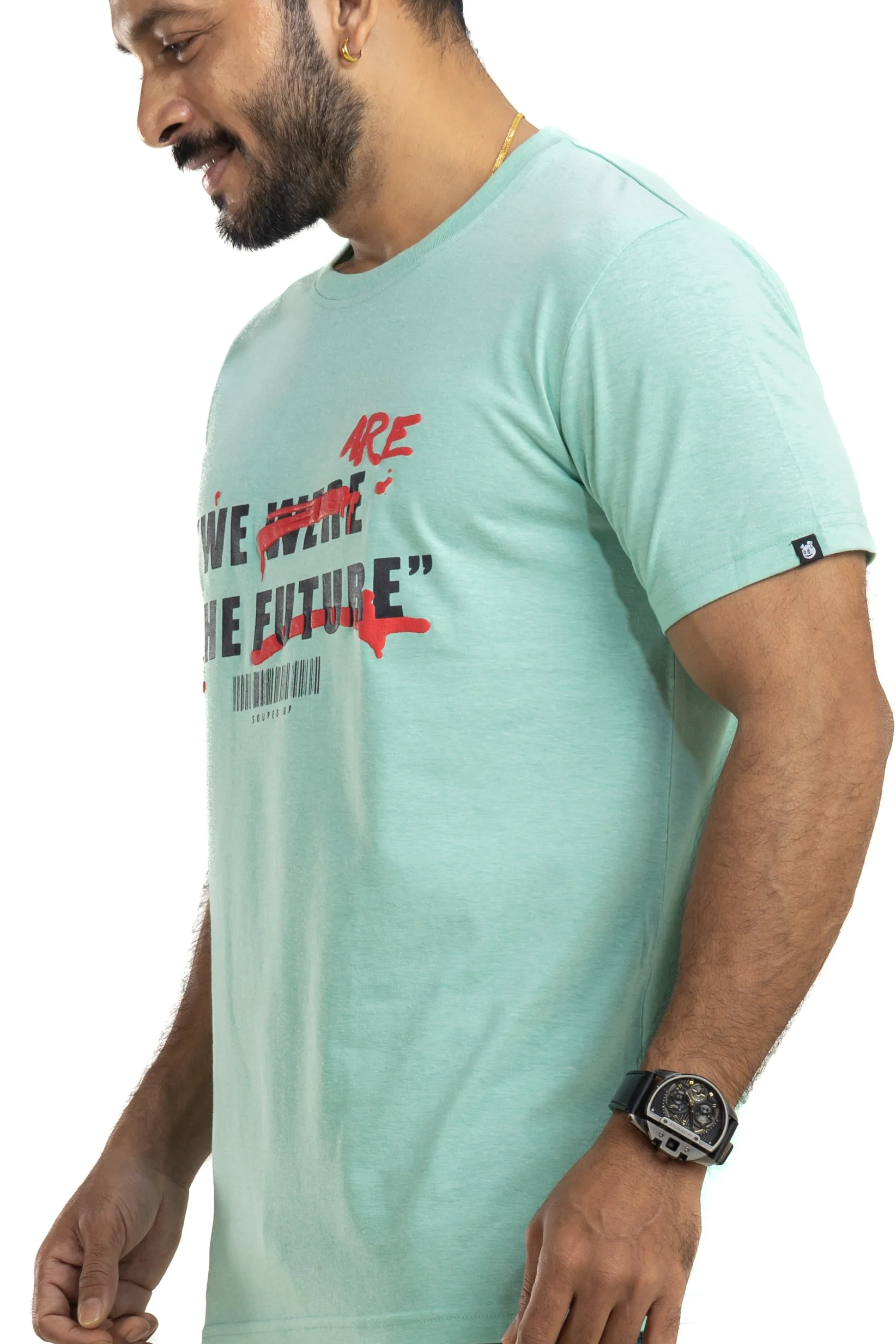 We Are Future Jungle Green Printed T-Shirt - Image 6