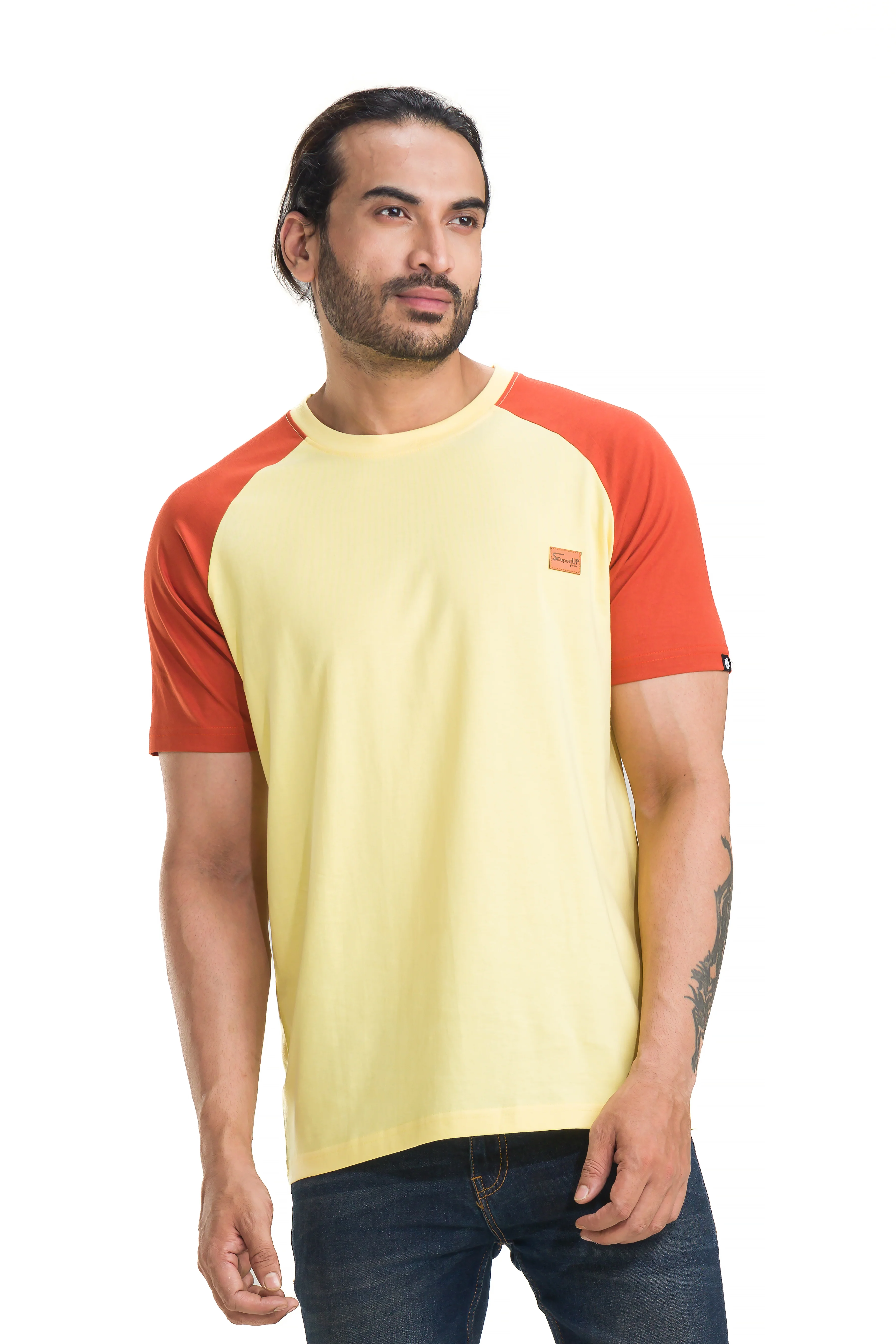 Mellow Yellow Men's Standard Raglan Printed T-Shirt - Image 3