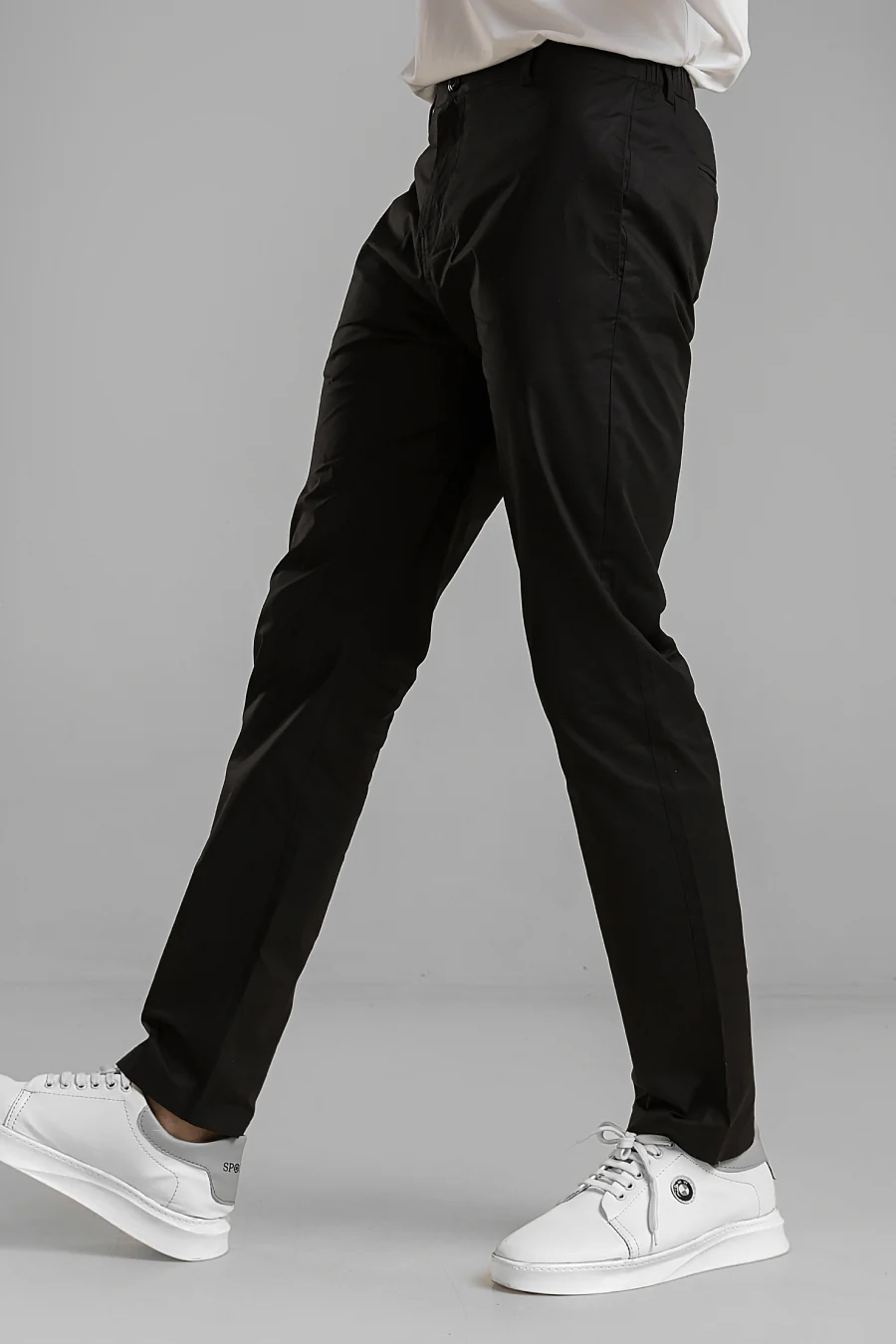 Pure Comfort Ultra-Light Cotton Trouser Pants - Black - Image 5