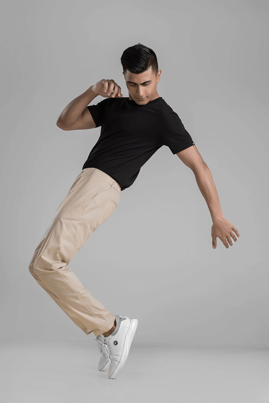 Pure Comfort Ultra-Light Cotton Trouser Pants - Cream - Image 7