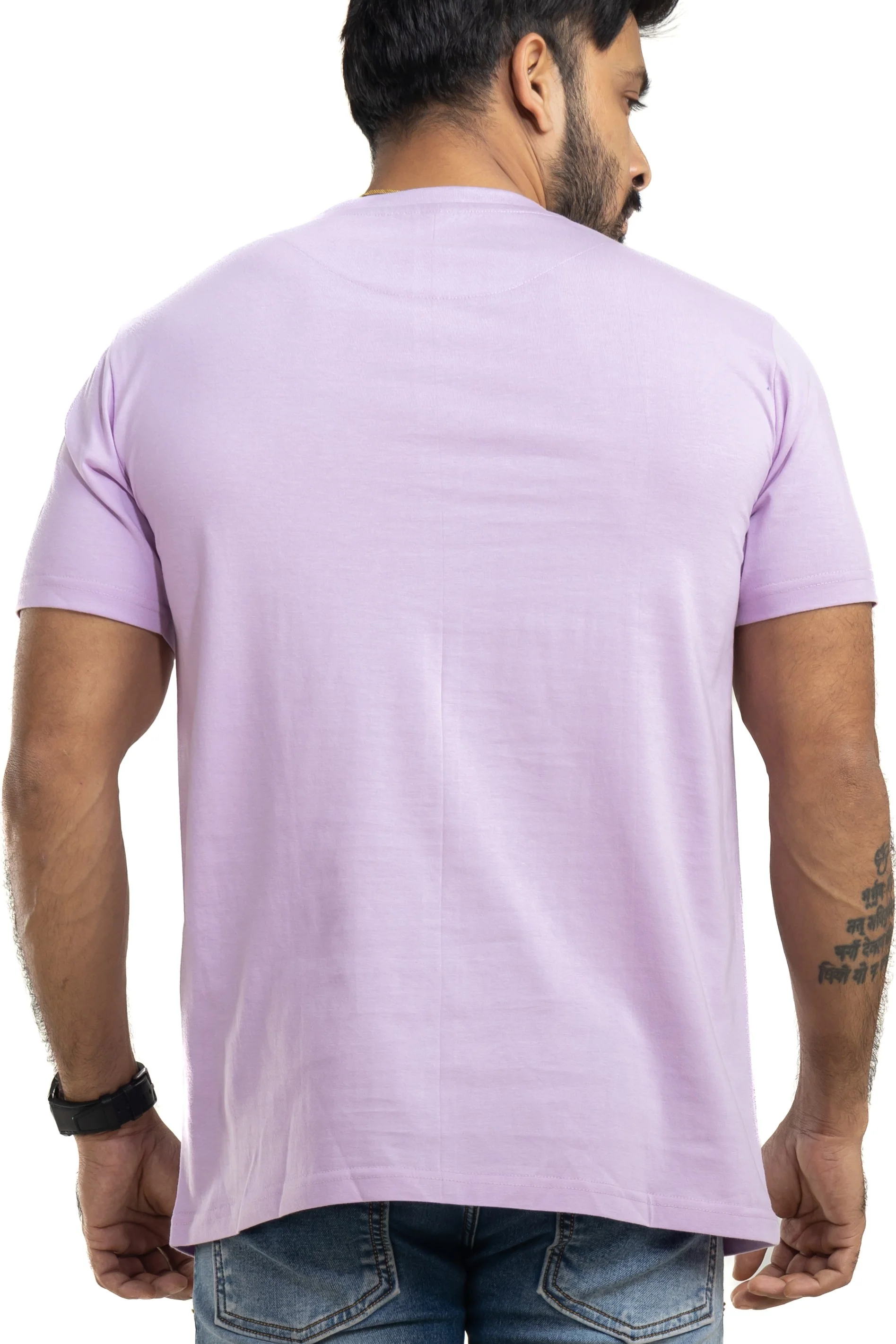Pyscho Lavender Printed T-Shirt - Image 3