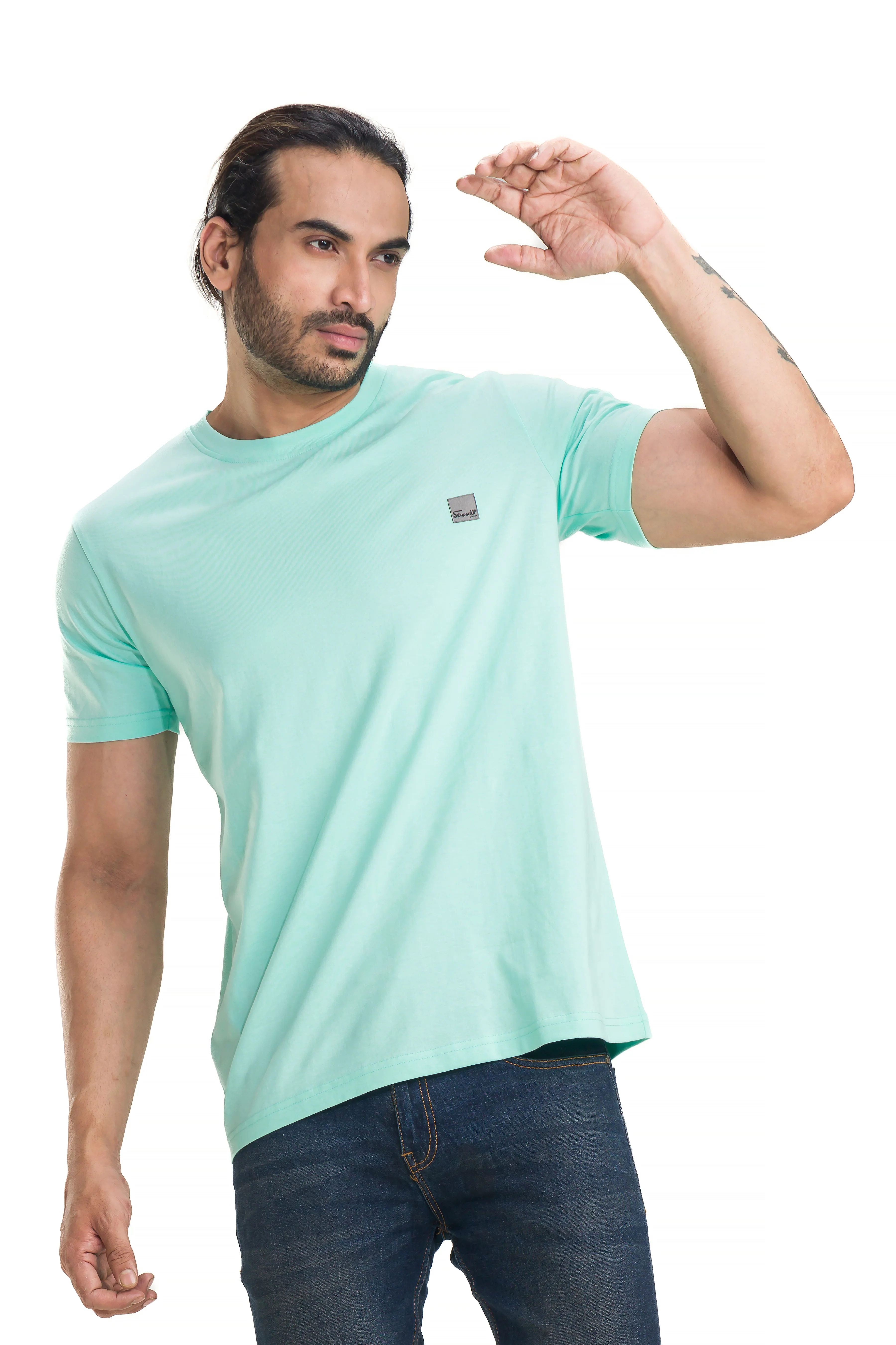 Souped Up Sky Blue Standard Men's T-Shirt - Image 3