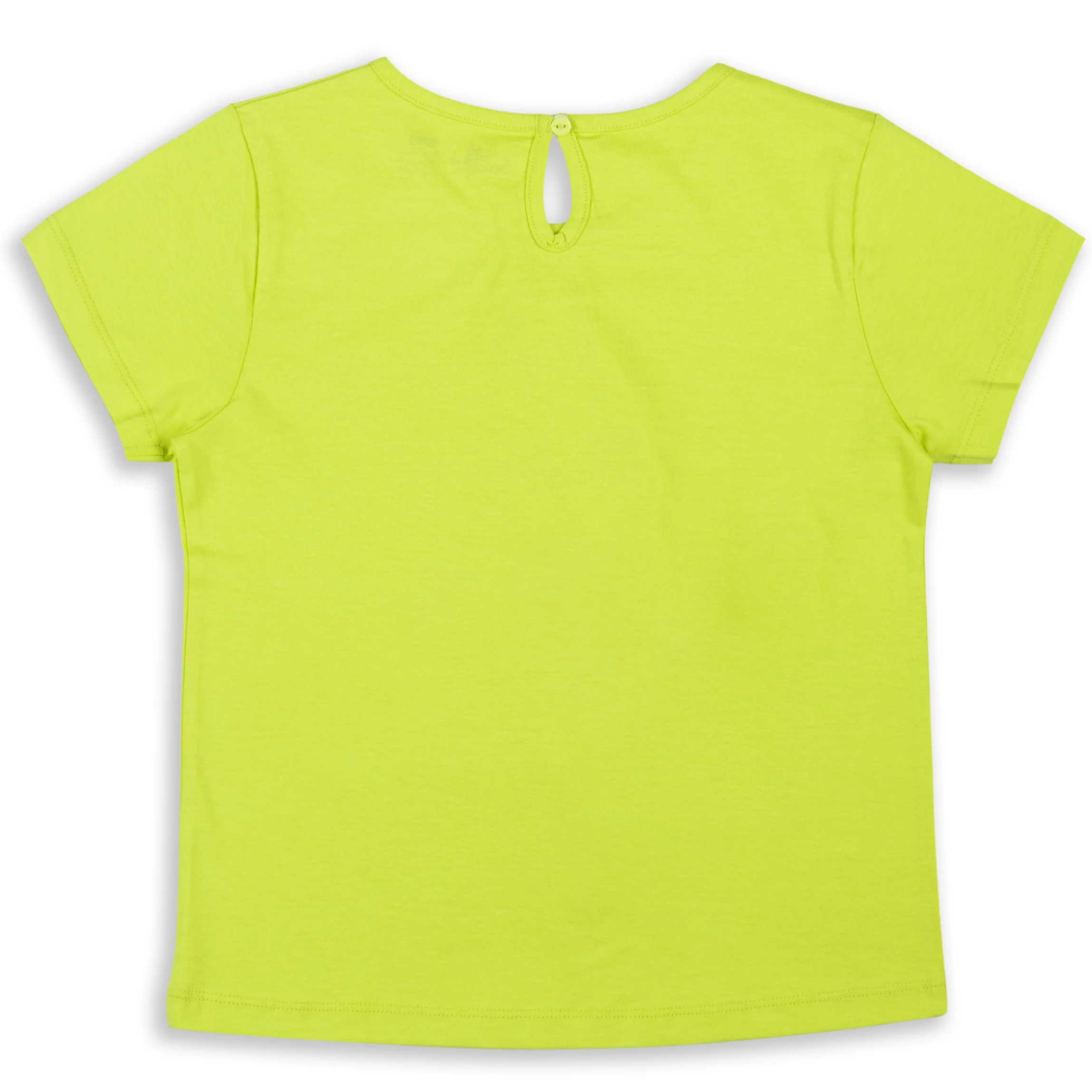 Summer Drink Lime Green Printed Girls Top 8-14 Yrs - Image 3