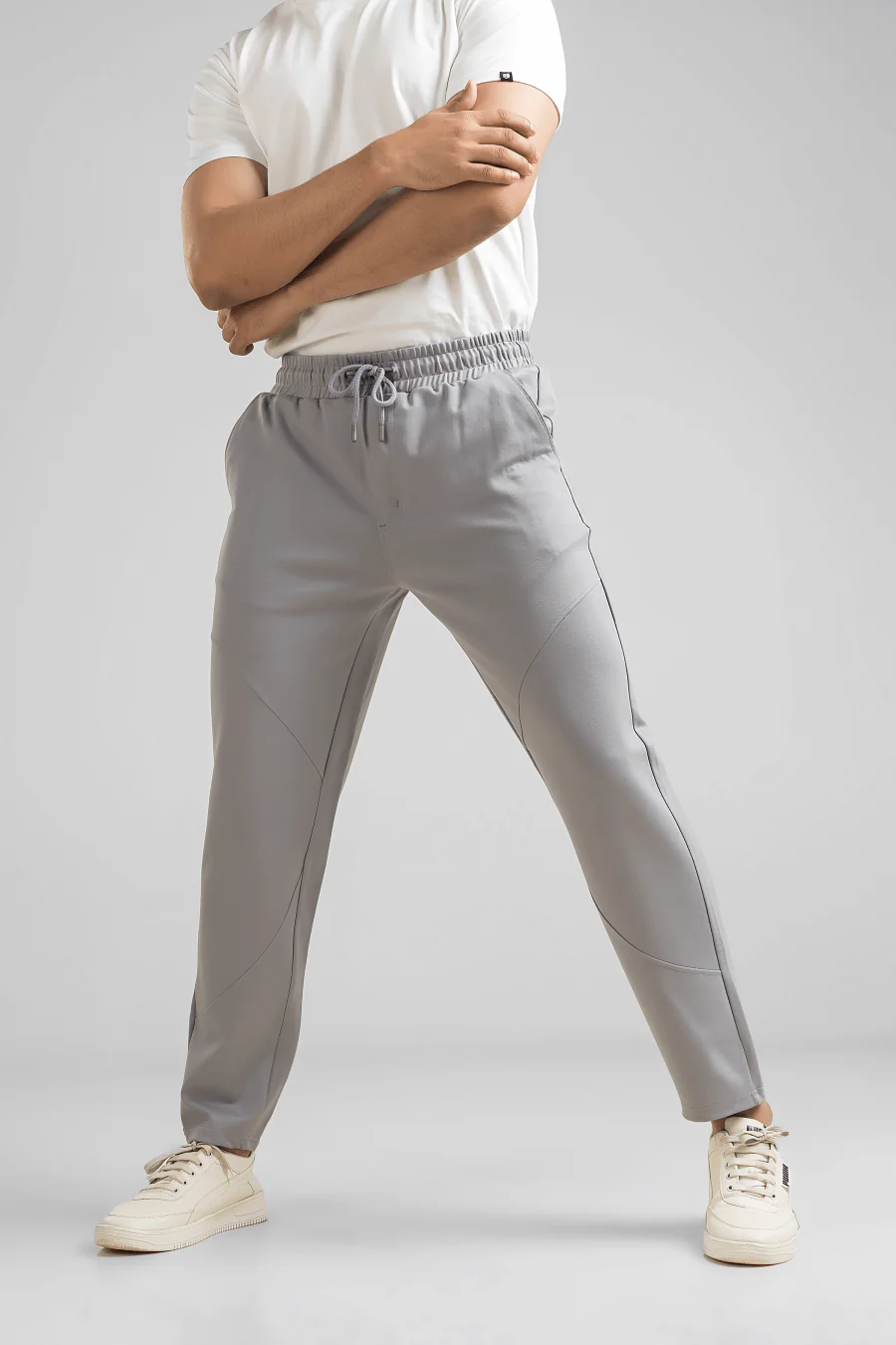 Thrive Light Grey Full-Length Heavyweight Joggers - Image 6